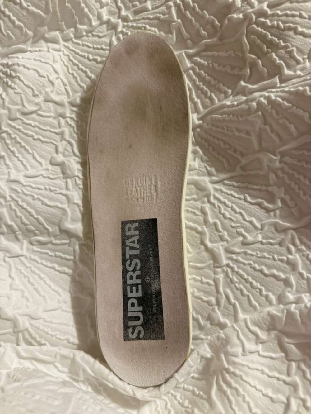 Golden Goose White and Gold Sneakers - Picture 5 of 6